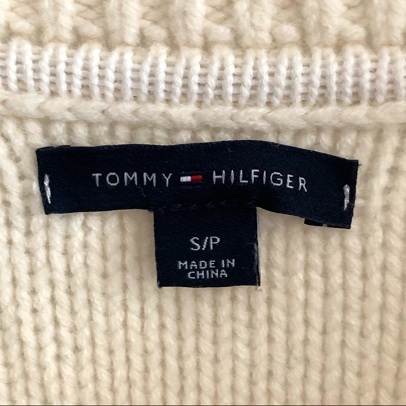 Tommy Hilfiger Cable Knit Wool Blend Sweater - Picture 7 of 11